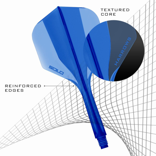 Preview: Harrows SOLO 2 Flights blau